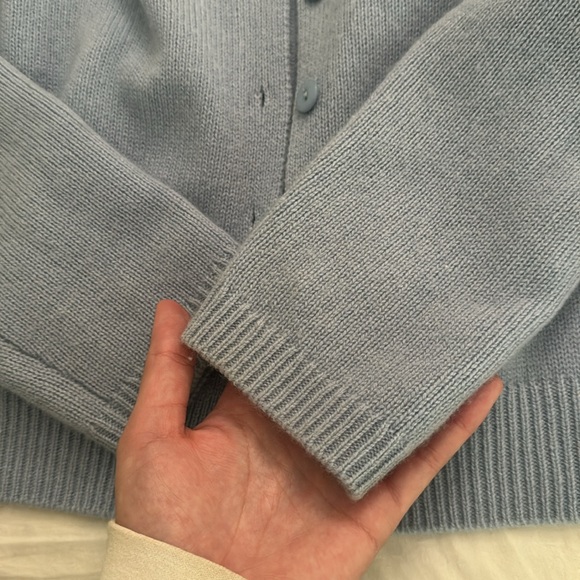 Reformation Light Blue Cardigan - Picture 8 of 15